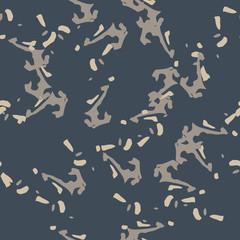 Urban camouflage of various shades of beige, grey and blue colors