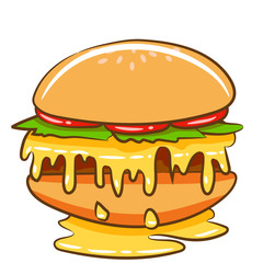 hamburger vector graphic