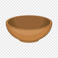 Big bowl icon. Cartoon illustration of big bowl vector icon for web