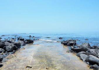 Korea Jeju Udo island beach