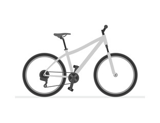 Fototapeta premium Mountain Bike. isolated on white background