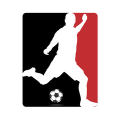 Soccer Player icon logo vector