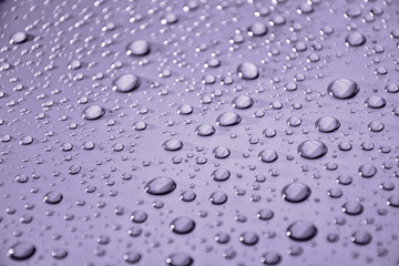 Close up water drops on metal surface can be used for web design