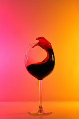 Wine splash glas bar drink liquid