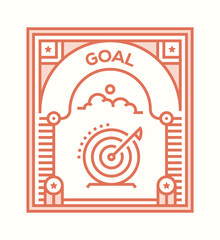 GOAL ICON CONCEPT