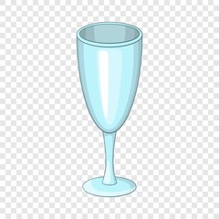 Wine glass icon. Cartoon illustration of wine glass vector icon for web
