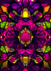 stained glass mosaic structure, color mosaic abstract background.