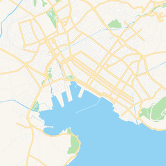 Volos, Greece printable map