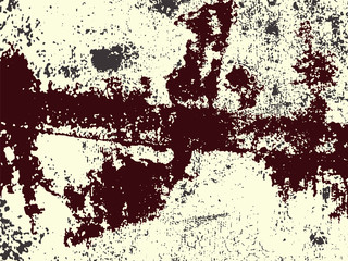 Abstract grunge vector background. Color handcrafted composition of irregular graphic elements.