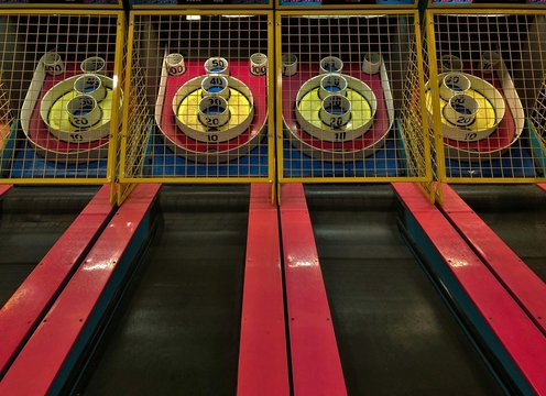 Skee Ball Lanes Entertainment Arcade Games