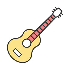 Guitar color icon