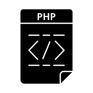 PHP file glyph icon