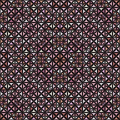 Pink seamless abstract curved triangle mosaic kaleidoscope pattern wallpaper - geometrical vector background graphic design