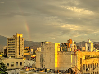 Santa Marta, Colombia : Cityscape at dusk