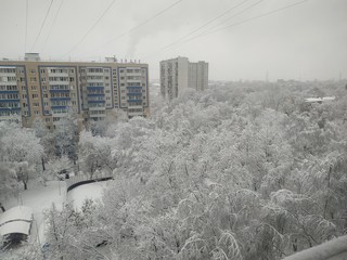 Winter came to Moscow
