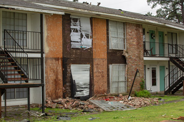 Tornado damage debris spring storm 