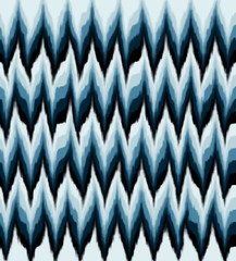 Abstract Colorful Ikat Background, Ocean Colors Inspired
