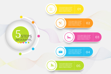 Design Business template  infographic chart element with place date for presentations,Vector EPS10.