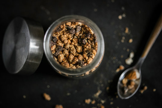 granola aux p&eacute;pites de chocolat