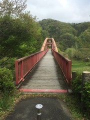 Fototapeta na wymiar 赤い橋