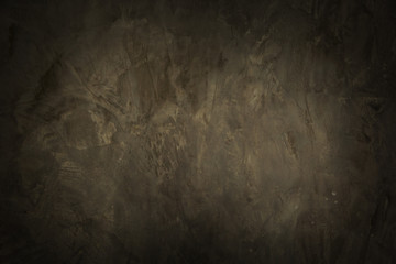 Background or wallpaper and texture of dark surface wall bare cement skim coat loft style for...