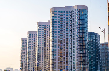 New modern residential complex in Kyiv, Ukraine