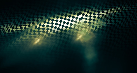 Interesting speed abstract background in techno style. Futuristic, suitable for themes of progress, technology, unknown, speed. 