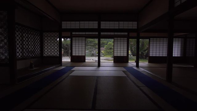 Traditional classic room architecture in Japan.