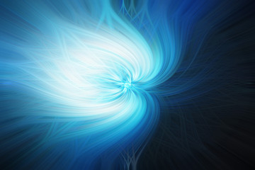 Abstract Colorful Twirl Floral Background