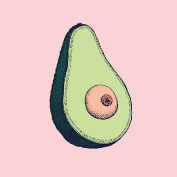 Avocado With A Boob As Seed