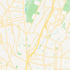 Obraz premium Agioi Anargyroi, Greece printable map