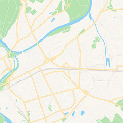Gyor, Hungary printable map