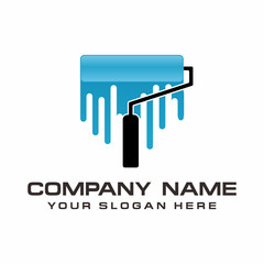 Painting Logo Design Vector