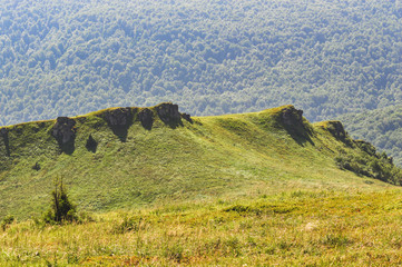 Fototapeta premium Panorama Bieszczad 