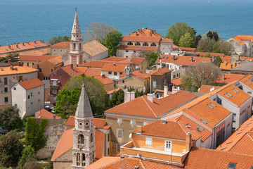 Historic center of Zadar at the Mediterranean Sea, Dalmatia, Croatia, Europe.