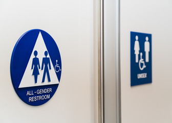 All Gender Bathroom Sign 
