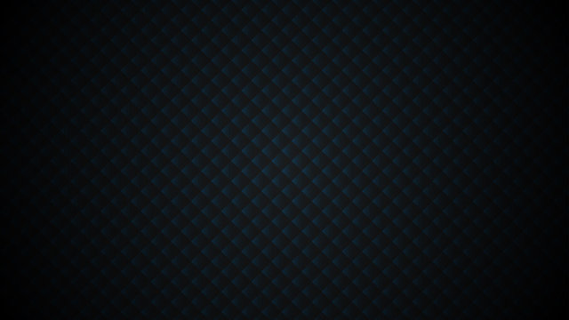 Dark background with rhombus. Black and blue color background. Gradient 3D texture. Vector illustration.