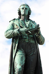 schiller monument in vienna (austria)