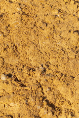 Construction sand as an abstract background