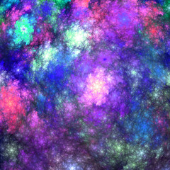 Colorful fractal swirly pattern, digital artwork for creative graphic design