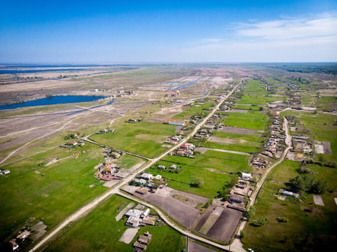 Air Panoramic View from Caraorman Delta Dunarii Romania