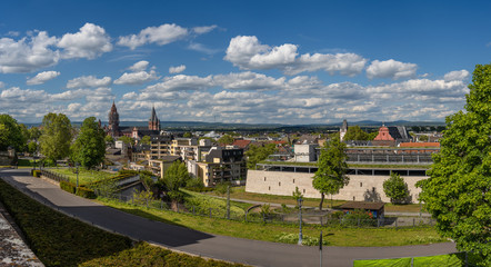 Fototapeta premium Mainz Frühlingspanorama