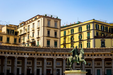 Fototapeta na wymiar Piazza del Plebiscito