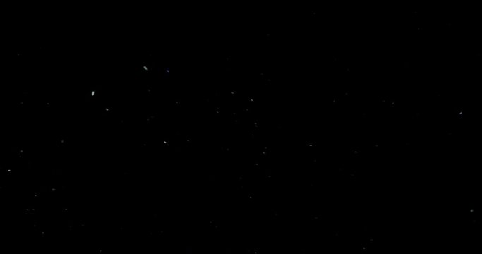 Organic Flat Dust Particles
