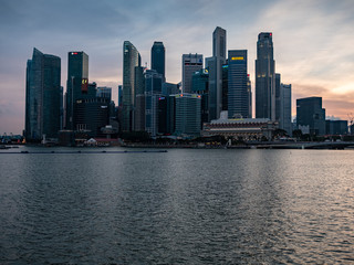 View of Central Business District, Singapore