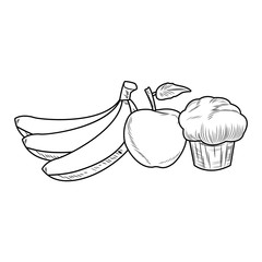 Fresh fruit nutrition healthy