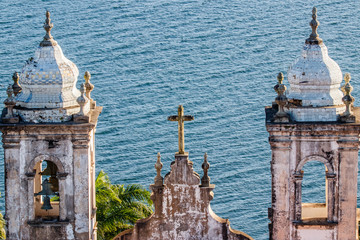 Church from Sao Francisco reaver Penedo Alagoas Brazil