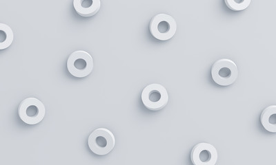 Abstract 3d render, modern background design with geometric shapes