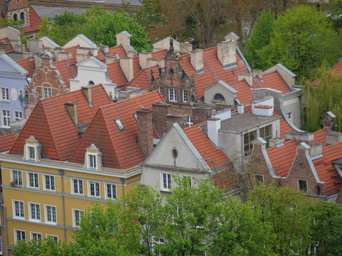 danzig in Polen von oben