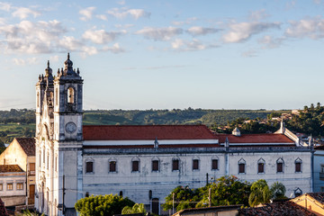 Church from Sao Francisco reaver Penedo Alagoas Brazil